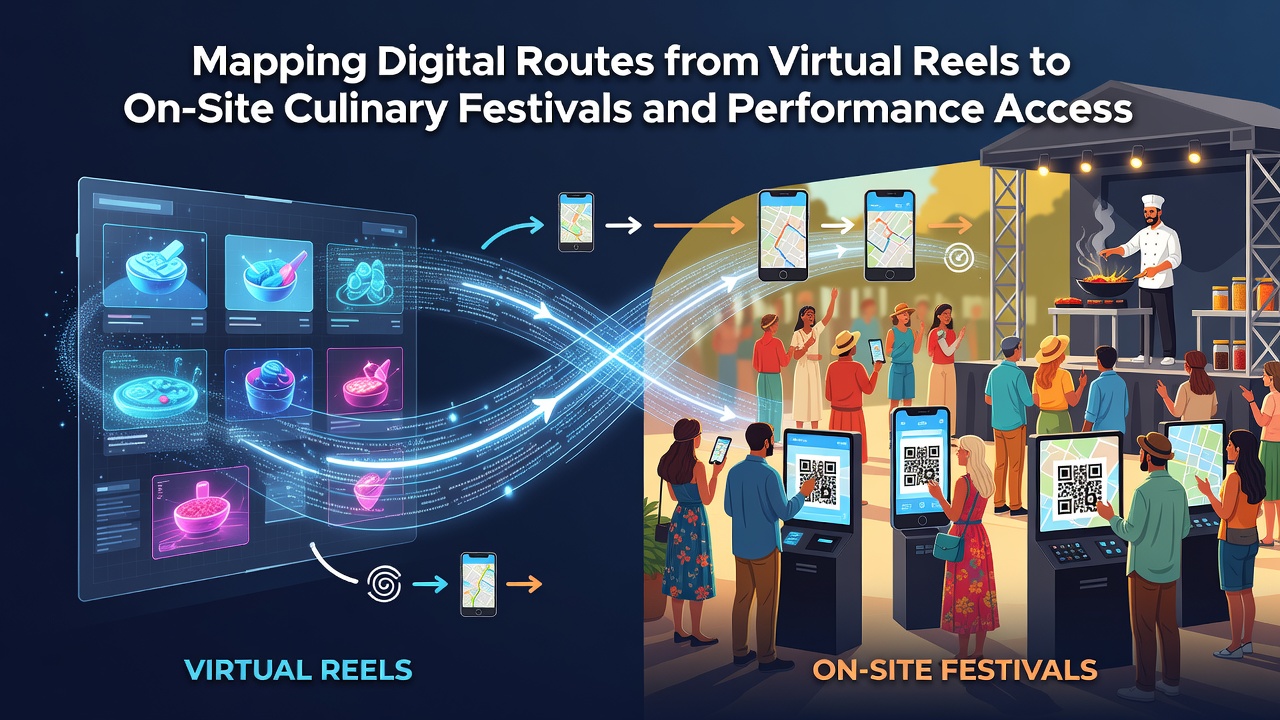 On-site culinary festival setup at a casino resort with food stations and adjacent performance stage