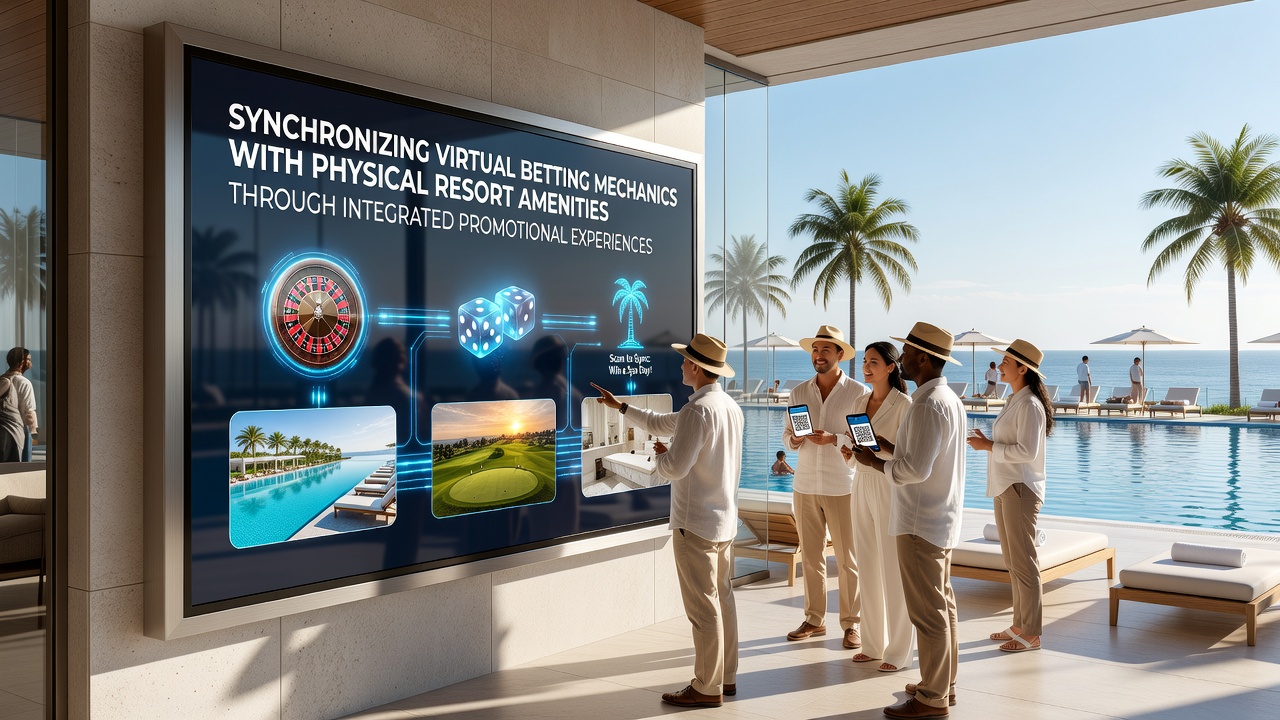 Mobile app screen displaying virtual betting rewards convertible to resort dining and entertainment